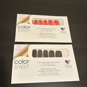 NWT Color Street - set of 2 nail polish strips